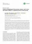 Research paper thumbnail of Trends in Morphological Characteristics among 7- and 11-Year-Old Serbian Children: A Comparison between 1990 and 2020