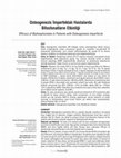 Research paper thumbnail of Efficacy of biphosphonates in patients with osteogenesis imperfecta Osteogenezis i̇mperfektalı hastalarda bifosfonatların etkinliǧi