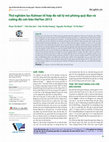 Research paper thumbnail of Testing of the Multi-Physics Ensemble Kalman filter to Simulate the Track and Intensity of the Typhoon HaiYan (2013)