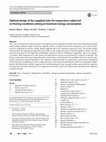 Research paper thumbnail of Optimal design of fan-supplied tube-fin evaporators subjected to frosting conditions aiming at minimum energy consumption