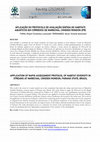 Research paper thumbnail of Aplicação Do Protocolo De Avaliação Rápida De Habitats Aquáticos Em Córregos De Marechal Cândido Rondon (PR)