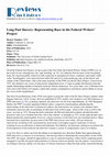 Research paper thumbnail of Long past slavery: representing race in the Federal Writers’ Project