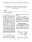 Research paper thumbnail of Dielectric relaxation phenomena in lead titanate crystals