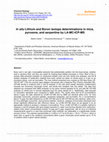 Research paper thumbnail of In situ lithium and boron isotope determinations in mica, pyroxene, and serpentine by LA-MC-ICP-MS