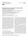 Research paper thumbnail of Estimating the snow water equivalent on a glacierized high elevation site (Forni Glacier, Italy)