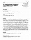 Research paper thumbnail of A methodology for monitoring and modeling of high altitude Alpine catchments