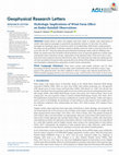 Research paper thumbnail of Hydrologic Implications of Wind Farm Effect on Radar‐Rainfall Observations