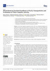 Research paper thumbnail of Phytochemical-Assisted Synthesis of Fe3O4 Nanoparticles and Evaluation of Their Catalytic Activity