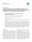 Research paper thumbnail of Extended Spectrum β-Lactamase-Mediated Resistance and Antibiogram of Pseudomonas aeruginosa Isolates from Patients Attending Two Public Hospitals in Khartoum, Sudan