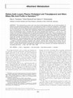 Research paper thumbnail of Dietary Inulin Lowers Plasma Cholesterol and Triacylglycerol and Alters Biliary Bile Acid Profile in Hamsters