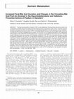 Research paper thumbnail of Increased Fecal Bile Acid Excretion and Changes in the Circulating Bile Acid Pool Are Involved in the Hypocholesterolemic and Gallstone-Preventive Actions of Psyllium in Hamsters