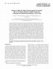 Research paper thumbnail of Influence of Molecular Weight Fractions Isolated from Roasted Malt on the Enzyme Activities of NADPH−Cytochrome c−Reductase and Glutathione-S-transferase in Caco-2 Cells