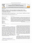 Research paper thumbnail of Synthesis, antitumor activity and molecular docking study of novel Sulfonamide-Schiff's bases, thiazolidinones, benzothiazinones and their C-nucleoside derivatives