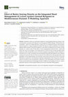 Research paper thumbnail of Effect of Barley Sowing Density on the Integrated Weed Management of Lolium rigidum (Annual Ryegrass) in Mediterranean Dryland: A Modeling Approach