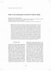 Research paper thumbnail of Study of the malariogenic potential of Eastern Spain