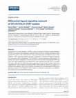 Research paper thumbnail of Differential ligand-signaling network of CCL19/CCL21-CCR7 system