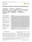 Research paper thumbnail of Bi‐allelic loss of ERGIC1 causes relatively mild arthrogryposis