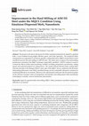 Research paper thumbnail of Improvement in the Hard Milling of AISI D2 Steel under the MQCL Condition Using Emulsion-Dispersed MoS2 Nanosheets