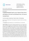 Research paper thumbnail of Longitudinal Household Trends in Access to Improved Water Sources and Sanitation in Chi Linh Town, Hai Duong Province, Vietnam and Associated Factors