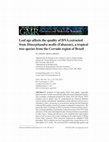 Research paper thumbnail of Leaf age affects the quality of DNA extracted from Dimorphandra mollis (Fabaceae), a tropical tree species from the Cerrado region of Brazil