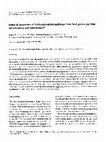 Research paper thumbnail of Study of properties of cholinephosphotransferase from fetal guinea pig lung mitochondria and microsomes