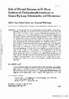 Research paper thumbnail of Role of Thyroid Hormone in De Novo Synthesis of Cholinephosphotransferase in Guinea Pig Lung Mitochondria and Microsomes