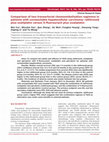 Research paper thumbnail of Comparison of two transarterial chemoembolization regimens in patients with unresectable hepatocellular carcinoma: raltitrexed plus oxaliplatin <i>versus</i> 5-fluorouracil plus oxaliplatin