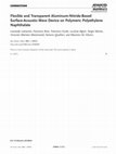 Research paper thumbnail of Flexible and Transparent Aluminum‐Nitride‐Based Surface‐Acoustic‐Wave Device on Polymeric Polyethylene Naphthalate