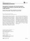 Research paper thumbnail of Determination of absorption and structural properties of cellulose-based hydrogel via ultrasonic pulse-echo time-of-flight approach