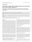 Research paper thumbnail of Identification of phenotypic discriminating markers for intervertebral disc cells and articular chondrocytes