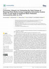 Research paper thumbnail of Correction: Ahmad et al. Estimating the Total Volume of Running Water Bodies Using Geographic Information System (GIS): A Case Study of Peshawar Basin (Pakistan). Sustainability 2022, 14, 3754