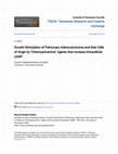 Research paper thumbnail of Growth Stimulation of Pulmonary Adenocarcinoma and their Cells of Origin by "Chemopreventive" Agents that Increase Intracellular cAMP