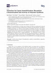 Research paper thumbnail of Nanoclays for Lipase Immobilization: Biocatalyst Characterization and Activity in Polyester Synthesis