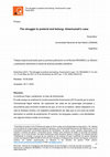 Research paper thumbnail of The struggle to pretend and belong: Americanah’s case