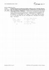 Research paper thumbnail of ChemInform Abstract: Synthetic Reactions and Structural Studies of Heterocyclic Containing Nitrogen. Part 14. Dehydration of 2-(2-Arylethyl)-2-hydroxy-4- oxopentanoic Acids and Their Hydrazones to Form Heterocycles