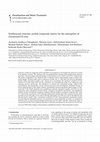 Research paper thumbnail of Synthesized chitosan-zeolite composite matrix for the adsorption of chromium (VI) ions