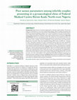 Research paper thumbnail of Poor semen parameters among infertile couples presenting at a gynaecological clinic of Federal Medical Centre Birnin Kudu North-west Nigeria