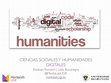 Research paper thumbnail of Ciencias Sociales y Humanidades Digitales