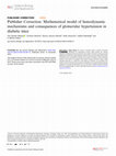 Research paper thumbnail of Publisher Correction: Mathematical model of hemodynamic mechanisms and consequences of glomerular hypertension in diabetic mice