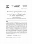 Research paper thumbnail of Economics of alternative simulated manual asparagus harvesting strategies