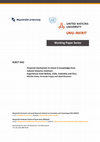 Research paper thumbnail of Financial mechanism to invest in knowledge from natural resource revenues: Experiences from Bolivia, Chile, Colombia and Peru