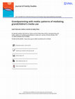 Research paper thumbnail of Grandparenting with media: patterns of mediating grandchildren’s media use