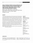 Research paper thumbnail of Impact of aluminum chloride on process performance and microbial community structure of granular sludge in an upflow anaerobic sludge blanket reactor for natural rubber processing wastewater treatment