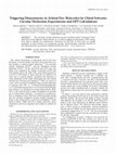 Research paper thumbnail of Triggering dissymmetry in achiral dye molecules by chiral solvents: Circular dichroism experiments and DFT calculations