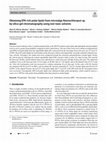 Research paper thumbnail of Obtaining EPA-rich polar lipids from microalga Nannochloropsis sp. by silica-gel chromatography using non-toxic solvents