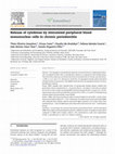 Research paper thumbnail of Release of cytokines by stimulated peripheral blood mononuclear cells in chronic periodontitis