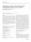 Research paper thumbnail of Epidemiologic Associations of Carpal Tunnel Syndrome and Sleep Position: Is there a Case for Causation?