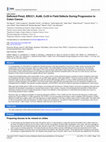 Research paper thumbnail of Deficient Pms2, ERCC1, Ku86, CcOI in Field Defects During Progression to Colon Cancer