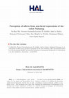 Research paper thumbnail of Perception of affects from non-facial expressions of the robot Nabaztag