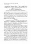 Research paper thumbnail of A Study on Water Sanitation Hygiene & Hand Washing Practices among Mothers Of Under 5 Children Attending Tertiary Care Hospital In Kolkata, India